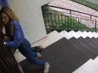 Gülümseten görüntüler Bursa'dan... Yavru kediler, kadını böyle kovaladı