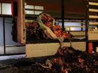 Kömür yüklü tır alev alev yandı