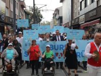 Bursalılar sağlık için yürüdü