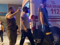 Bursa'da makineyi keserken kanlar içinde kaldı