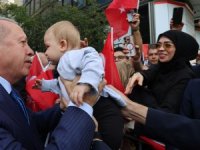 Erdoğan’a Türkevi’nde coşkulu karşılama