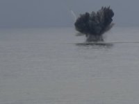 İnsansız deniz aracı imha edildi