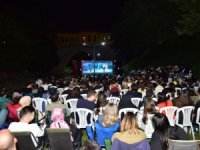 Bursa'da açık havada sinema keyfi