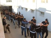"Bayğaralar"çetesi helikopter gözetiminde adliyeye sevk edildi