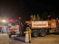 Orman işçisinden arazözlü evlilik teklifi