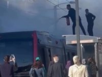 Bursa'da korku dolu anlar! İpekböceği bir anda alev aldı