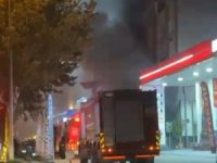 Bursa'da korkutan yangın! Benzinliğe sıçramadan söndürüldü