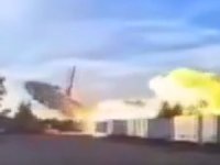 ABD’de kargo uçağı böyle düştü! En az 7 ölü