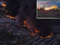 ABD’de kargo uçağı böyle düştü! En az 7 ölü