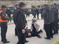 Bursa'da hastane önünde kaza!