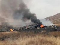 TSK'ya ait kargo uçağı Gürcistan'da düştü... 20 şehit