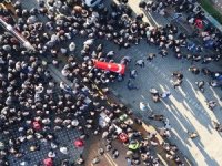 Bursalı şehit binbaşıyı binlerce kişi uğurladı