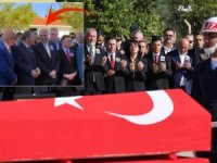Şehit cenazesinde skandal: Görüntüye büyük tepki var