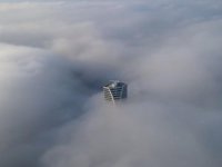 Bursa’da sis şehri böyle yuttu