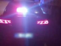 Bursa'da çakarlı otomobil jandarmadan kaçamadı