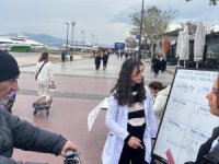 Mudanya Üniversitesi öğrencileri sağlık için seferber oldu