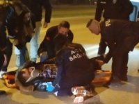 Bursa'da yolun karşısına geçmek isterken ölümden döndü