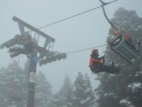 Uludağ’da gerçeğini aratmayan tatbikat!