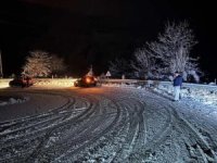 Bursa'da bir çok yol kar nedeniyle kapandı