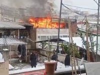 Bursa'da korkutan yangın! Patlama sesleri art arda duyuldu