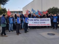 Bursa'da metal işçilerinin eylemi sürüyor!
