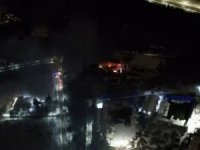 TRT film platosunda yangın paniği