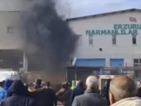 Bursa'da yangını film izler gibi izlediler