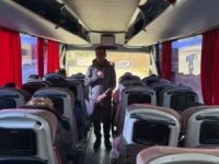 Bursa-Yenişehir yolu üzerinde denetim