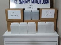Bursa'da sahte alkol operasyonu: 135 litre etil alkol ele geçirildi