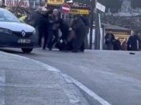 Bursa'da trafikte tekme tokat yol verme kavgası