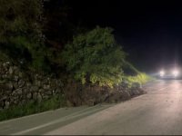 Bursa'da heyelan! Kazaya ramak kaldı