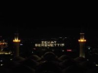 Ulucami'nin yeni mahyası Uludağ'dan görülüyor