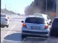 Bursa'da zincirleme kaza! Kırmızı ışığı son anda farkedince...