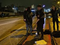 Bursa'da su birikintisine giren motosikletli yaralandı