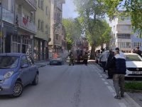 Park halindeki araç alev aldı