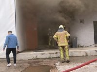 Bursa'da koltuk fabrikasında yangın! 2 kişi hastanelik oldu