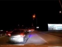 Bursa'da makas atan sürücü böyle görüntülendi