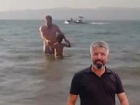 Bursa'da oğlunu kurtarmak isterken boğulan babadan en acı kare