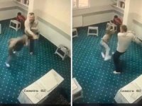 Yurtta küçük çocuğun kabusu dakikalarca sürdü