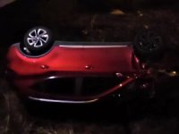 Dereye uçtu burnu bile kanamadı