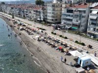 Mudanya’da plajlar ful çekiyor