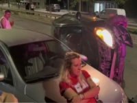 Alkollü sürücü karıştığı kazayı unuttu