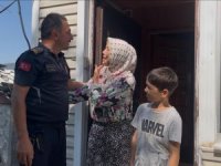 Hastalığını unuttu alevlere daldı!