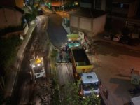 Büyükşehir ekiplerinden ulaşımda gece mesaisi