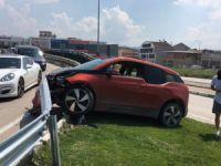 Bursasporlu Sercan Yıldırım, kaza yaptı
