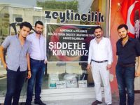 Esnafdan teröre pankartlı tepki