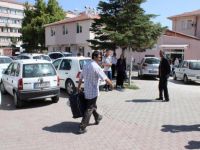 Hastane bahçesinde bomba paniği