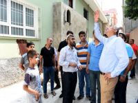 Yıldırım düşmesi sonucu çatlayan minare sorununu Seyhan Belediyesi çözecek