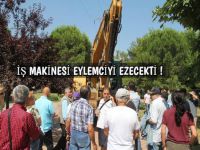 Bursa'da olaylı yıkım !