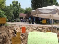 Bursa'da olaylı yıkım